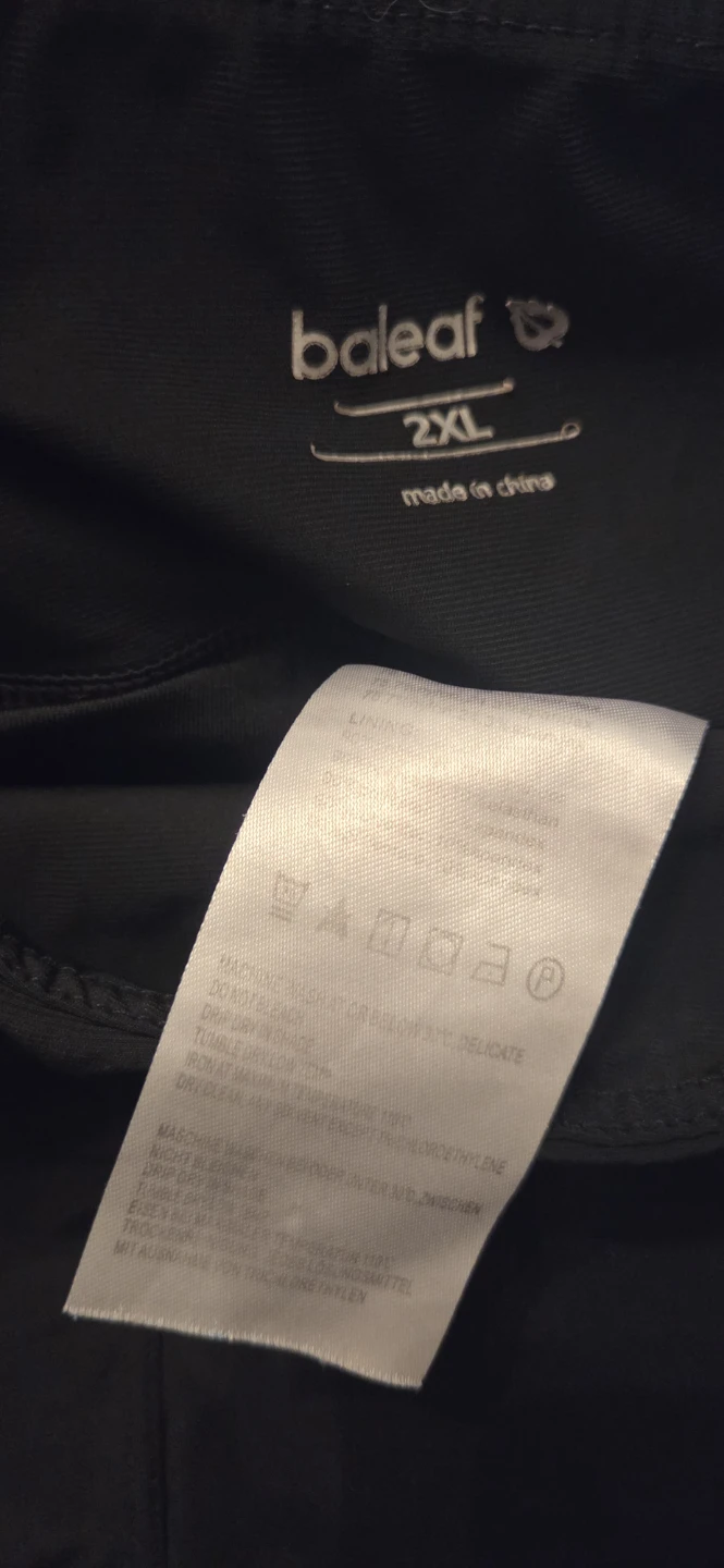 Baleaf Black Athletic Shorts Size 2XL