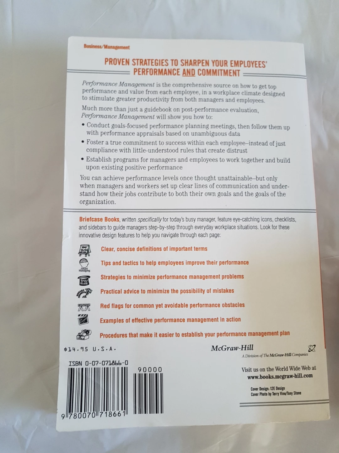 Performance Management Book by Robert Bacal - photo 2
