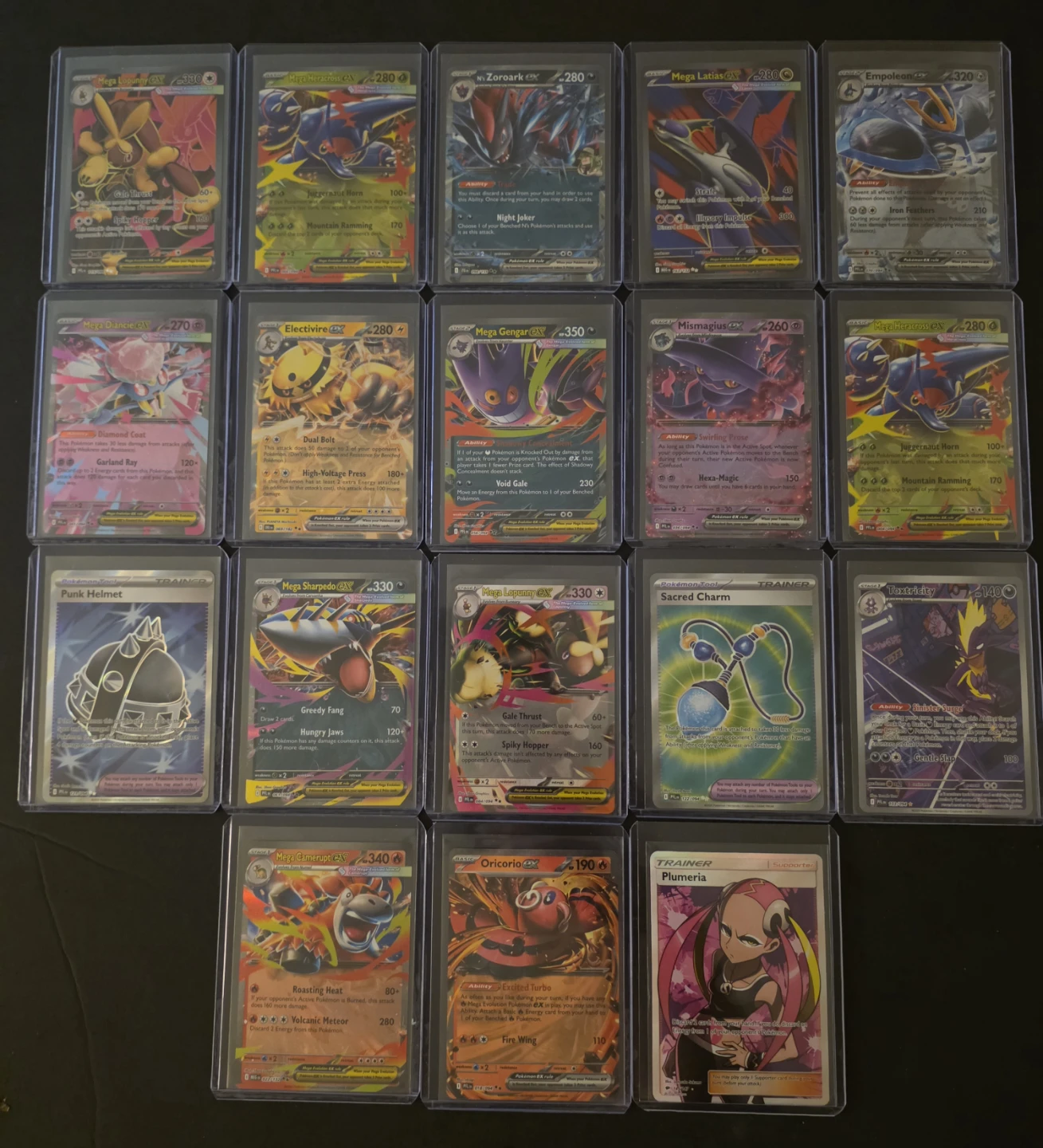 Assorted Pokémon EX/GX Trading Cards