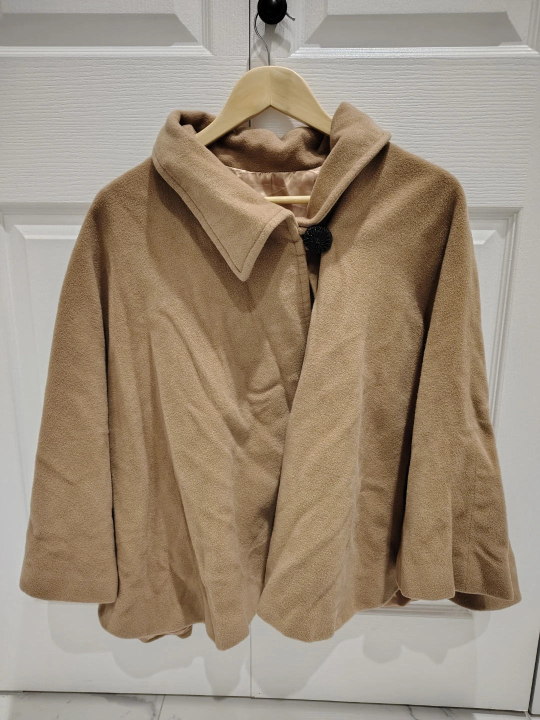 Brown cloak with Black Button size xs-medium