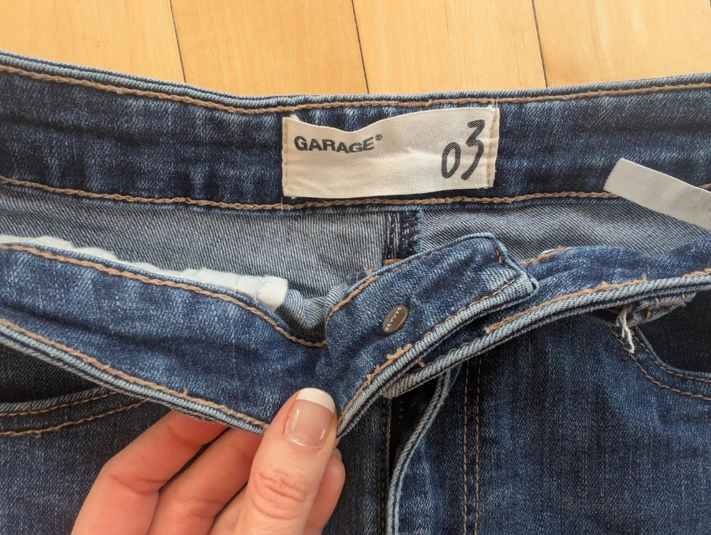 GARAGE Women's Blue Denim Jeans Size 03 - photo 2