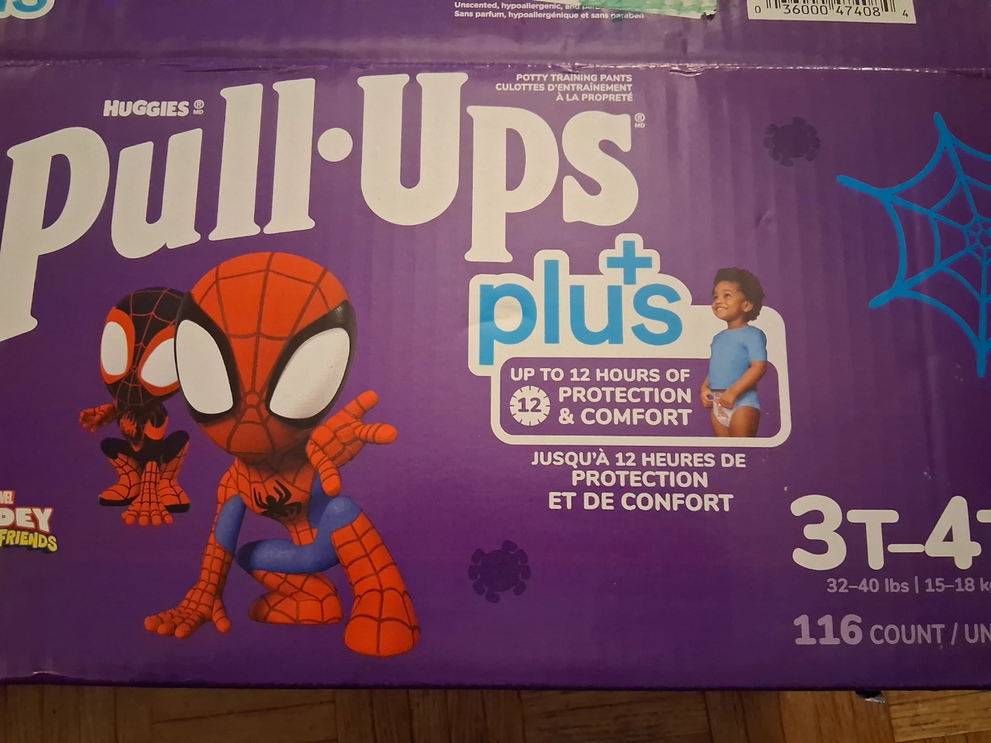 Huggies Pull-Ups Plus Training Pants-Size 3T-4T