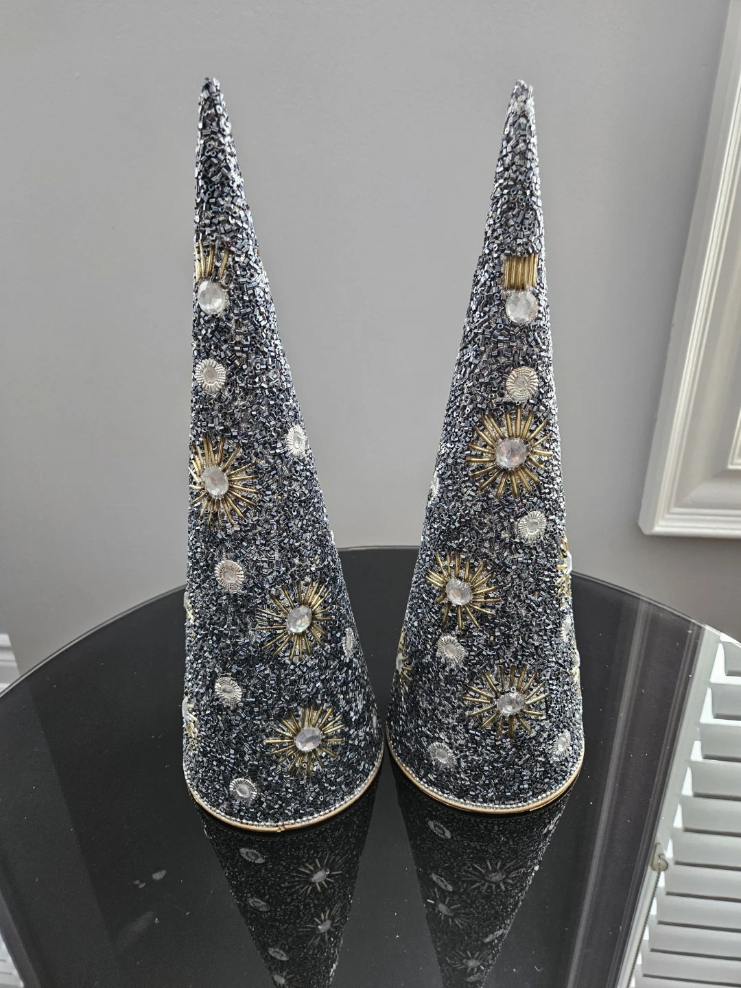Beaded Cone Tree Decor - photo 3