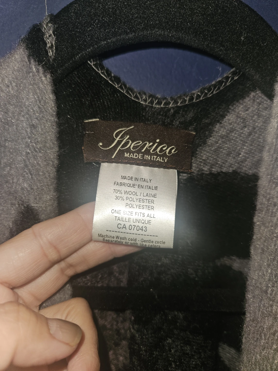 Iperico Made in Italy One Size Fits All Poncho