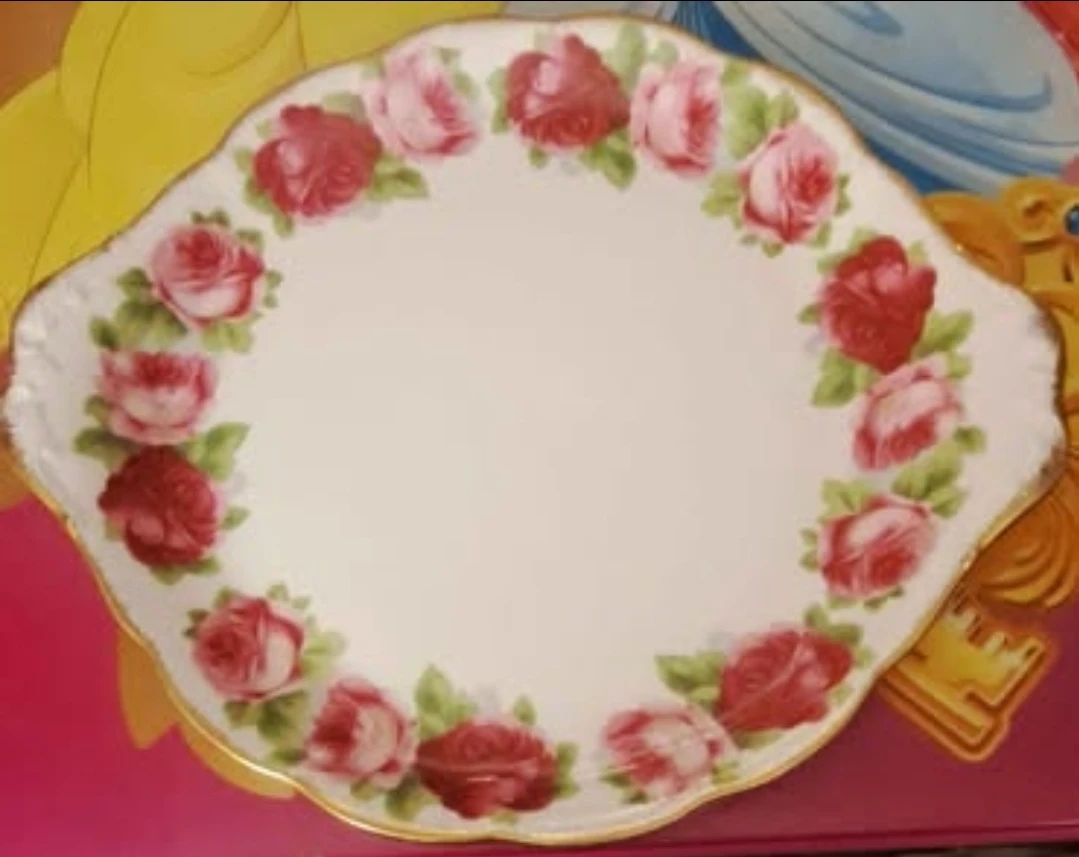 Royal Albert Old Country Roses Cake Plate - photo 2