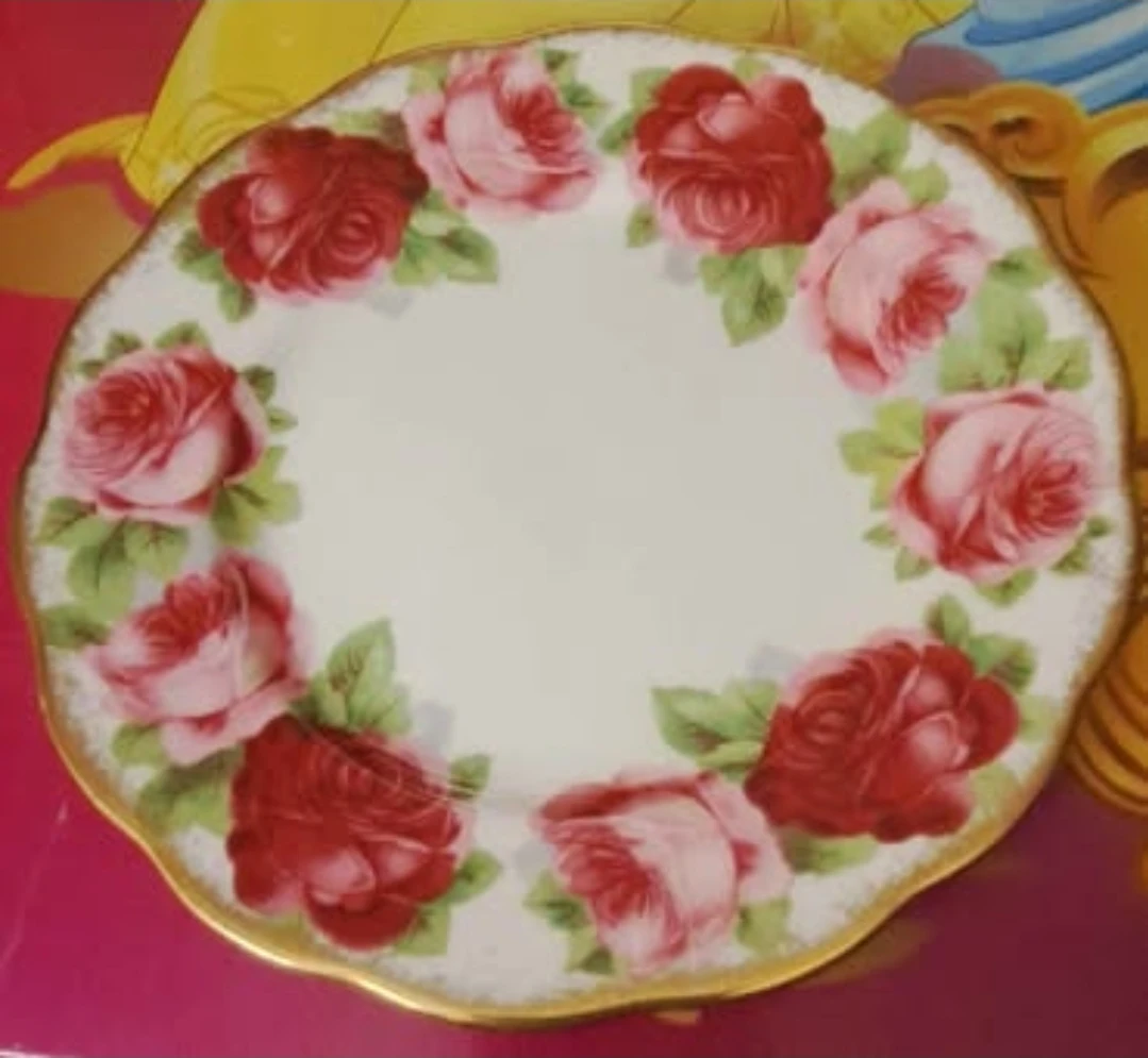 Royal Albert Old Country Roses Cake Plate - photo 3