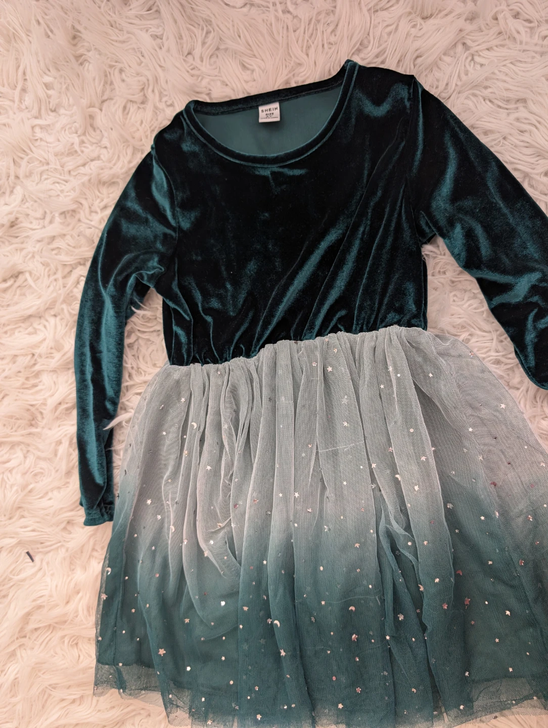 Girls Velvet Tulle Star Dress - photo 3