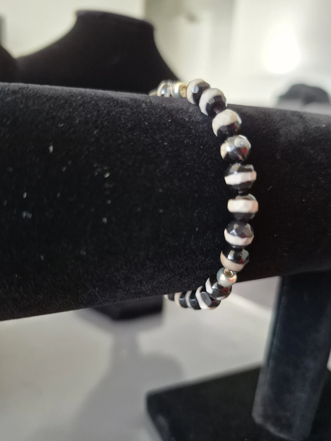 Rainbow Agate 6mm Beaded Bracelet - photo 3