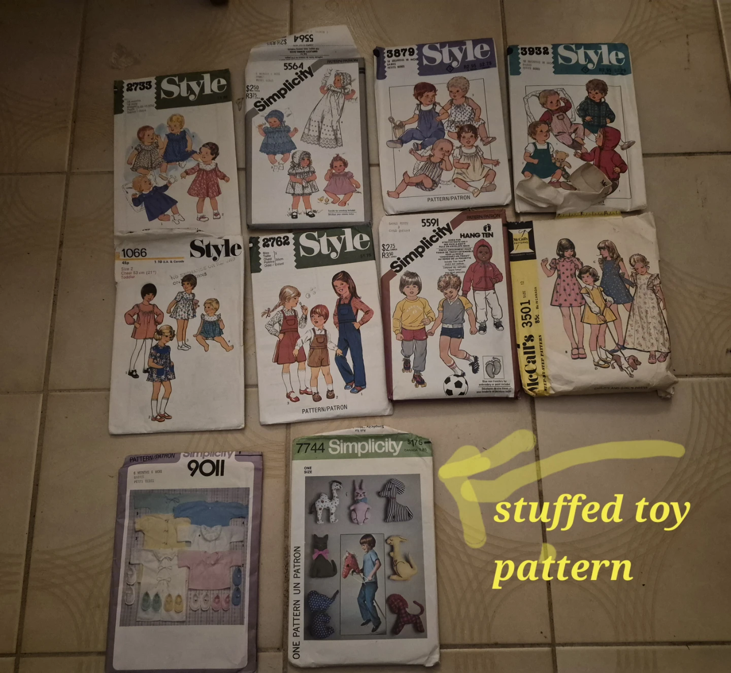 🥕Children's sewing patterns & toy pattern - 1970s - photo 2