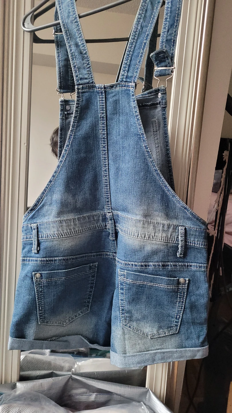 Short All Denim Overalls Size 3 - photo 2