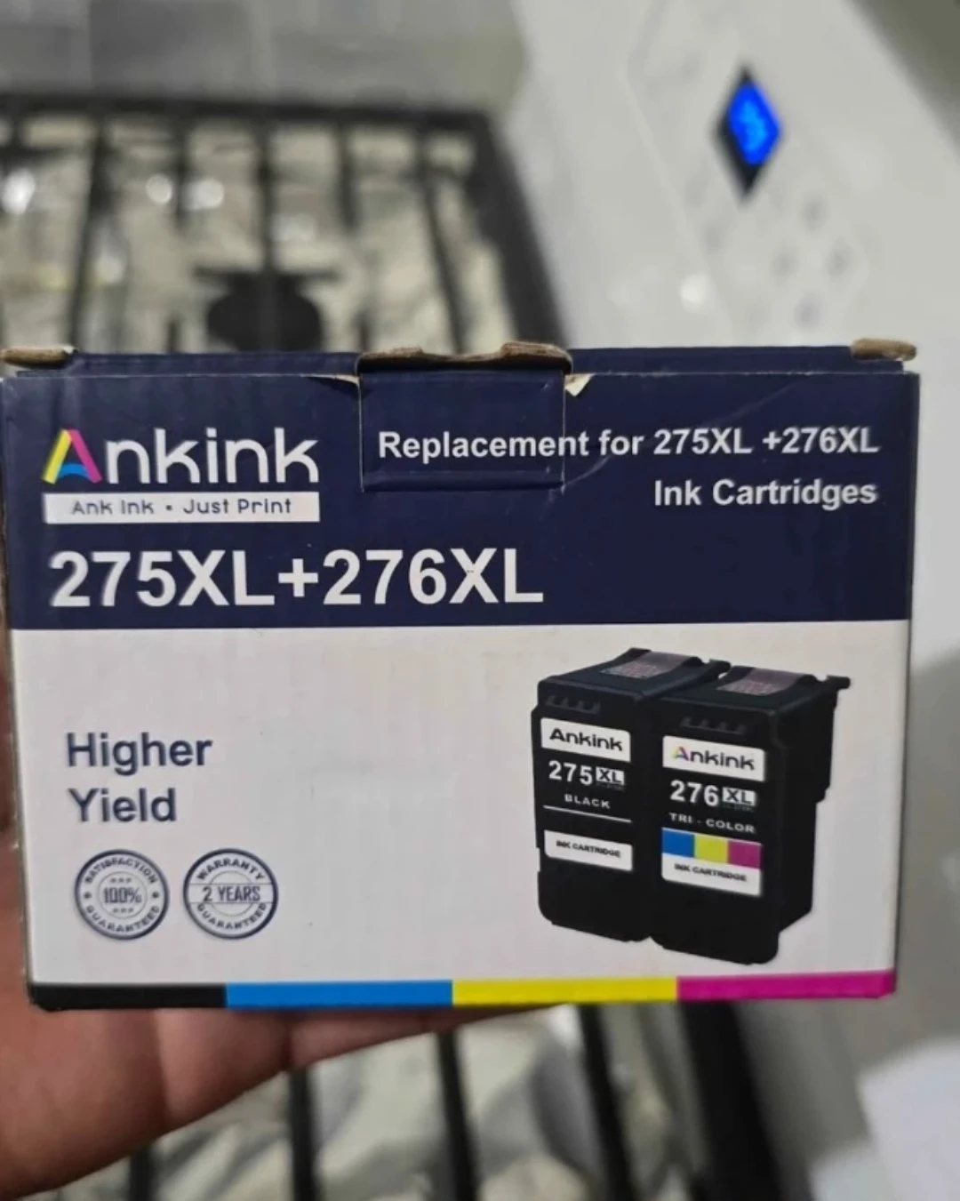 Ankink 275XL+276XL Ink Cartridges Replacement for HP