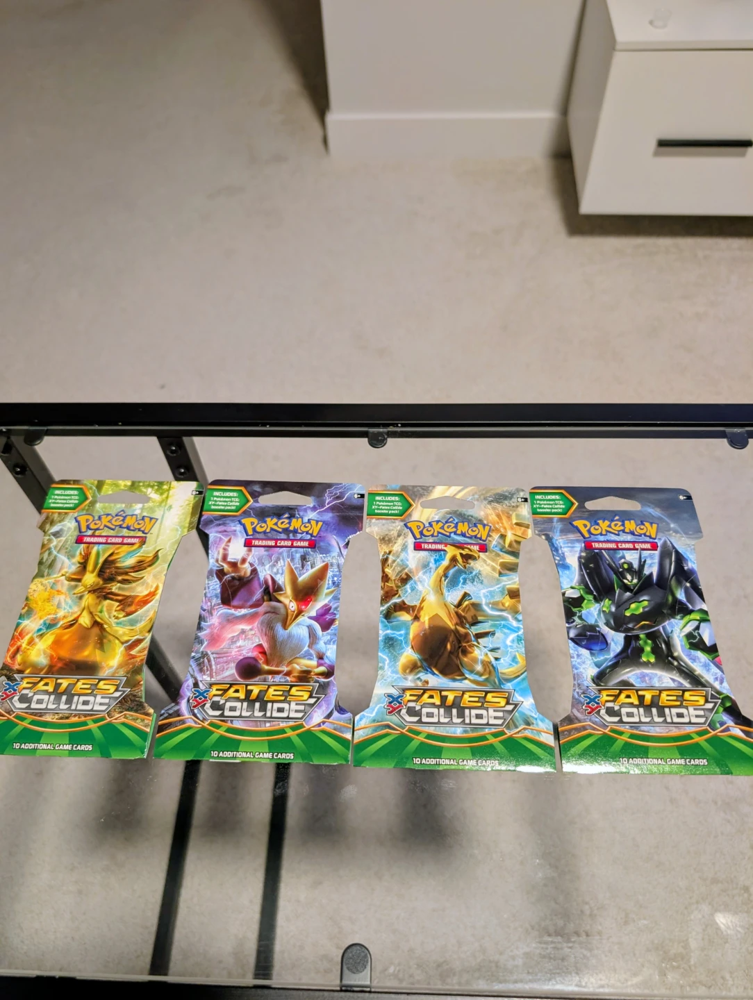 Pokémon Art Set Sleeved XY Fates Collide Booster Packs