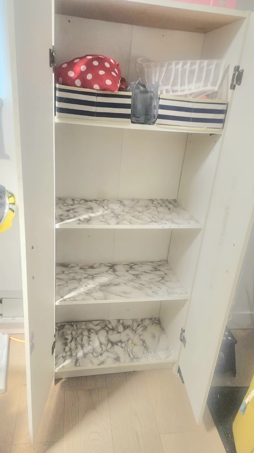White Two-Door Storage Cabinet/ Kids Cabinet - photo 2