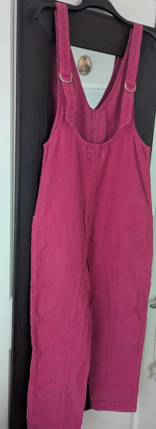Free people - Pink Corduroy Overalls - photo 2