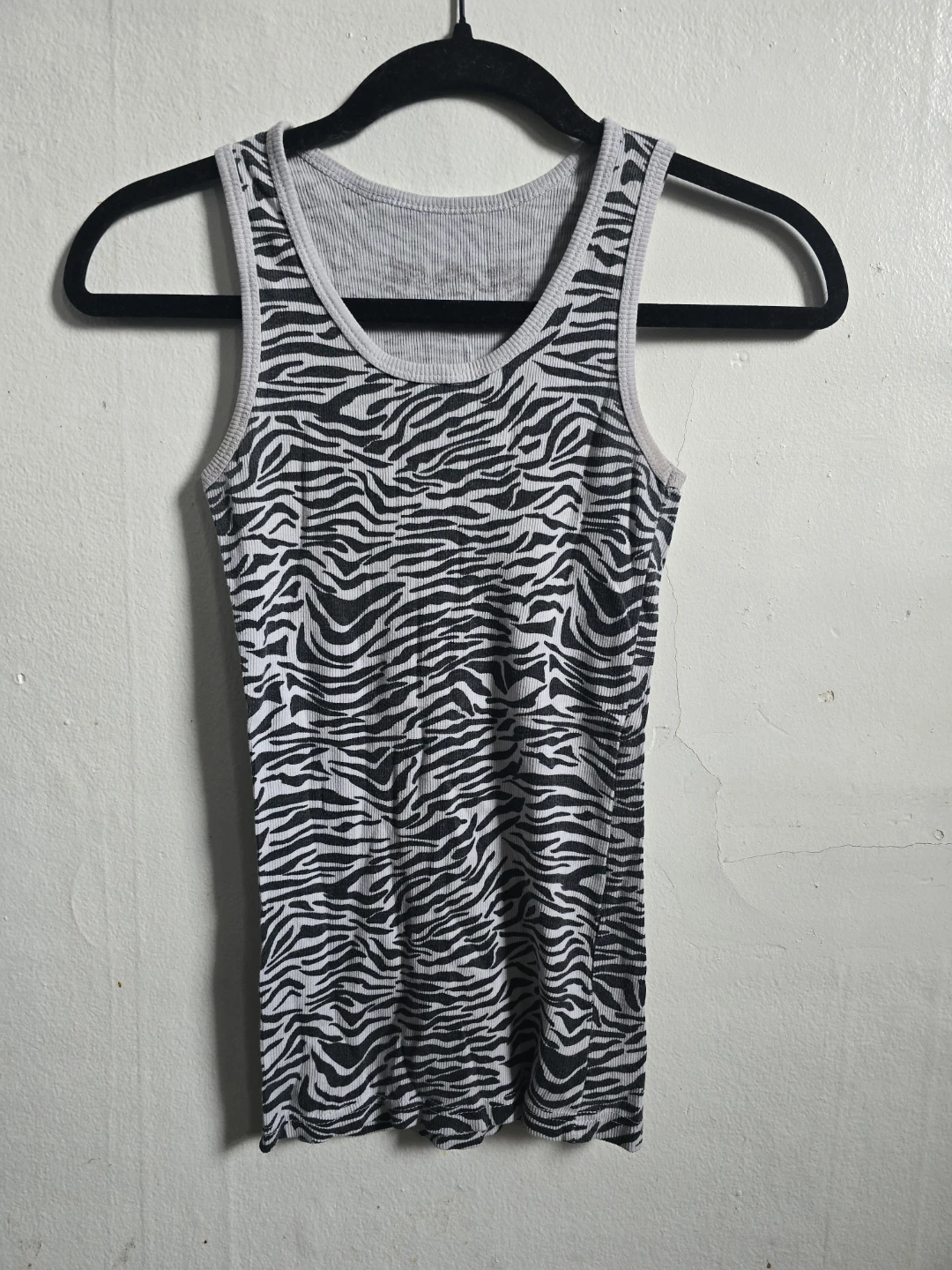 Zebra Print Tank Top