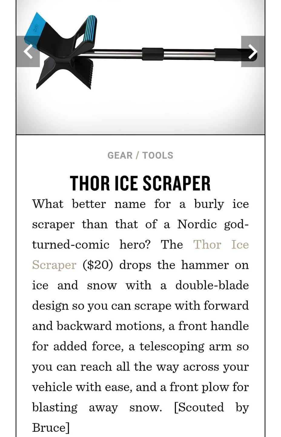 🏆THOR Ice Scraper NEW NEVER USED / READ DESCRIPTION 🏆 - photo 4