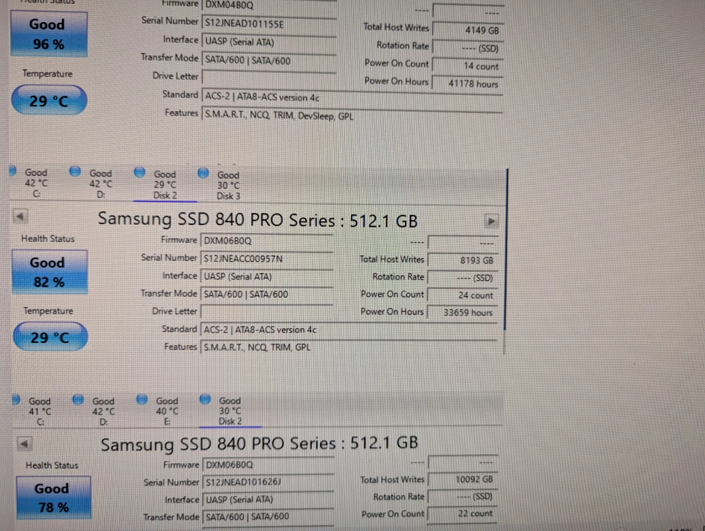 Samsung 840 PRO 512GB SSD - photo 4