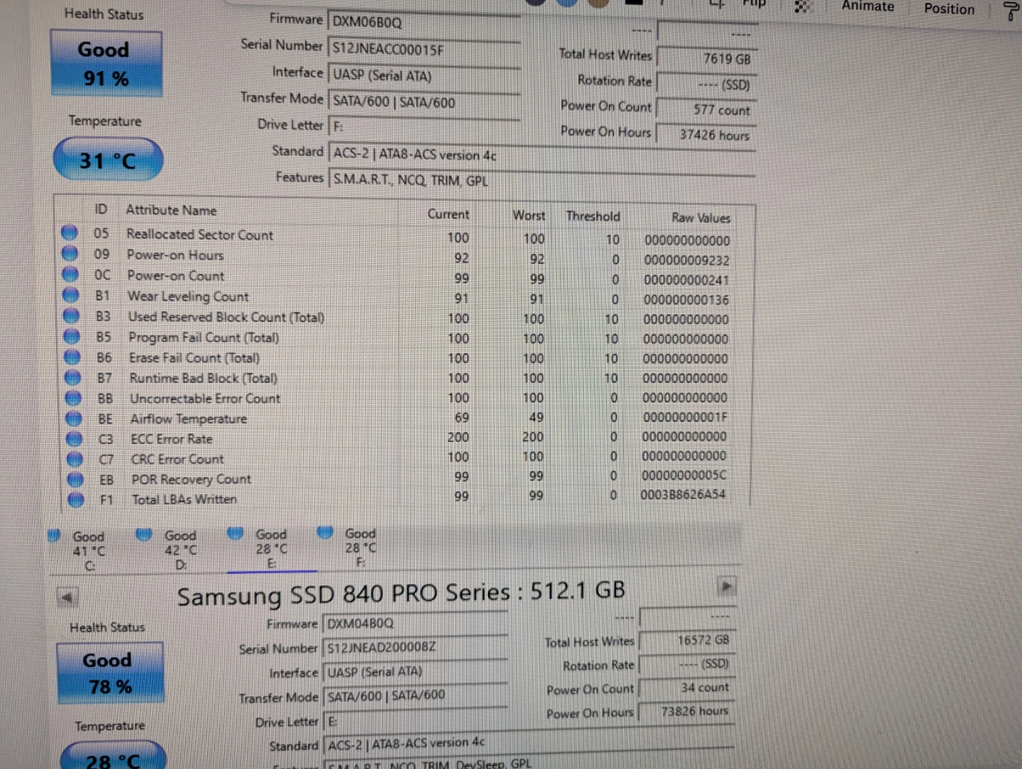 Samsung 840 PRO 512GB SSD - photo 5