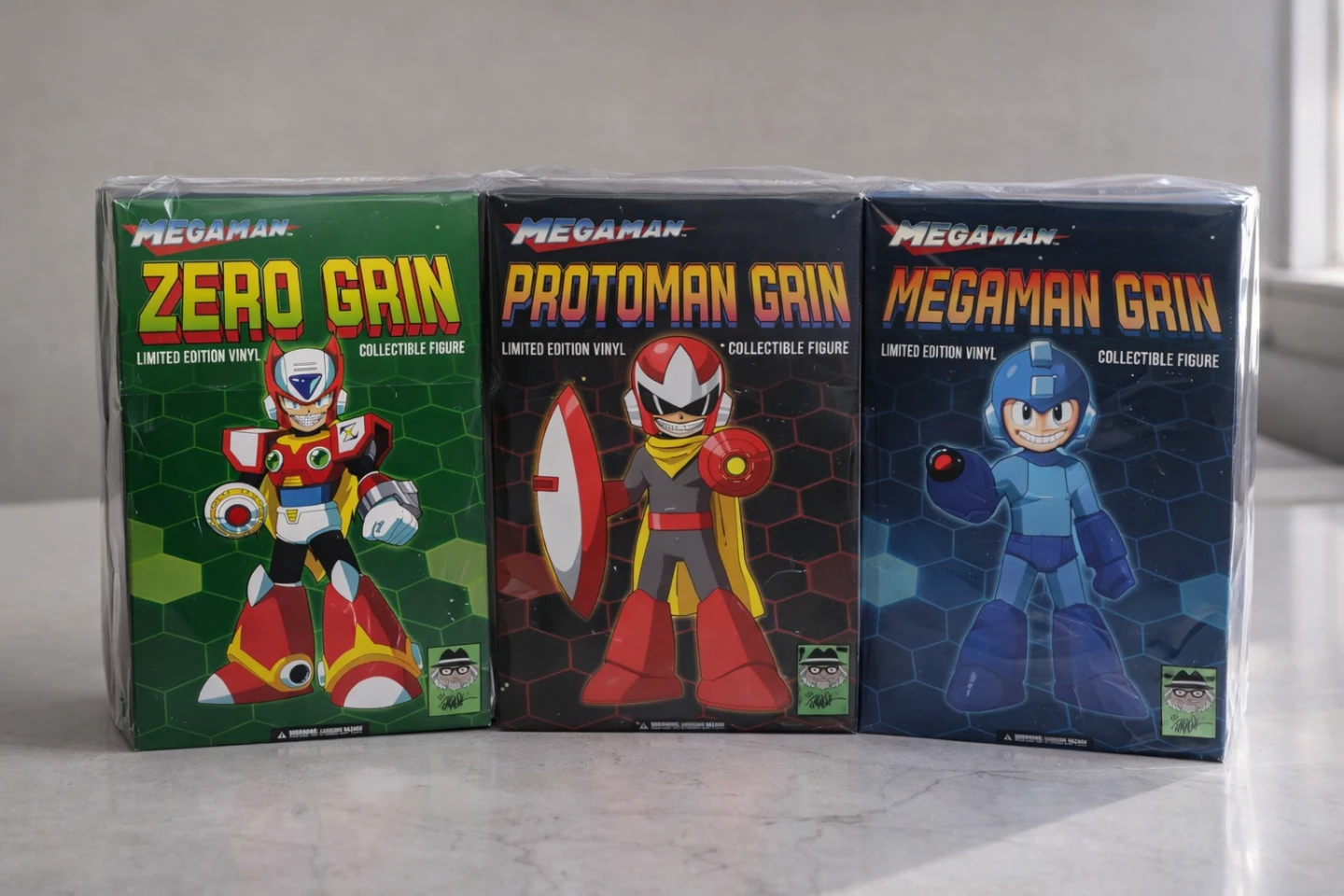 Mega Man Grin Limited Edition Vinyl Collectible Figures