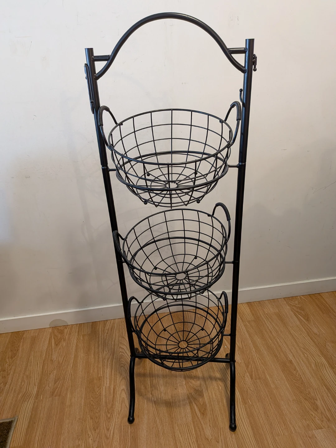 3-Tier Metal Wire Basket Stand