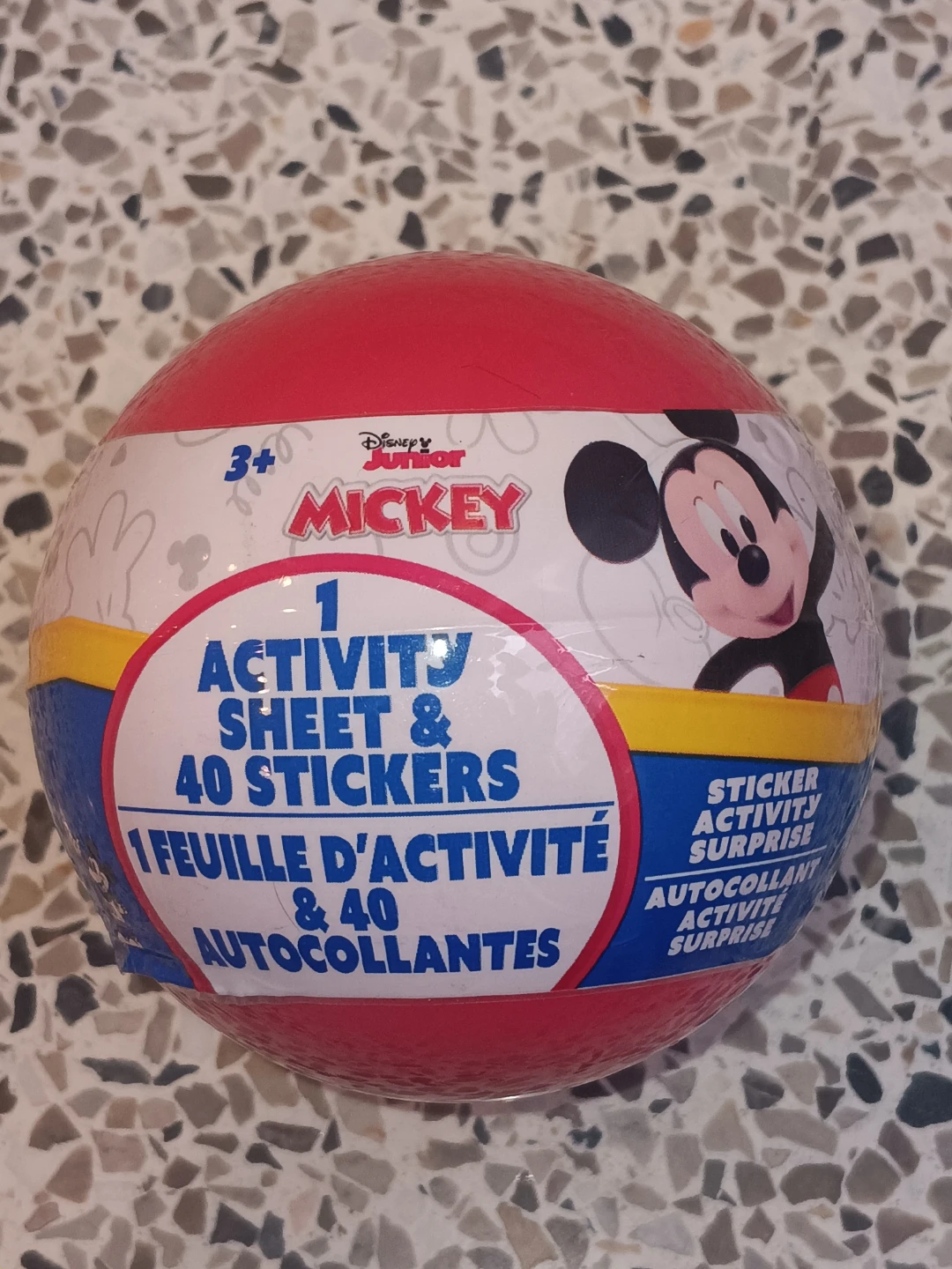 Disney Mickey Junior Activity Ball with Stickers