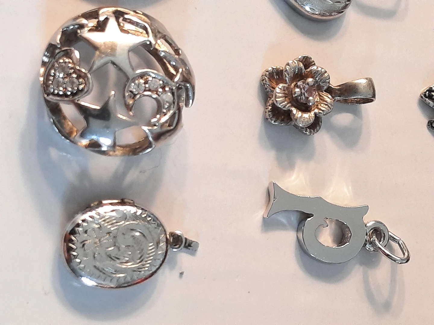 Assorted  925 Silver Charms and Pendants - photo 3