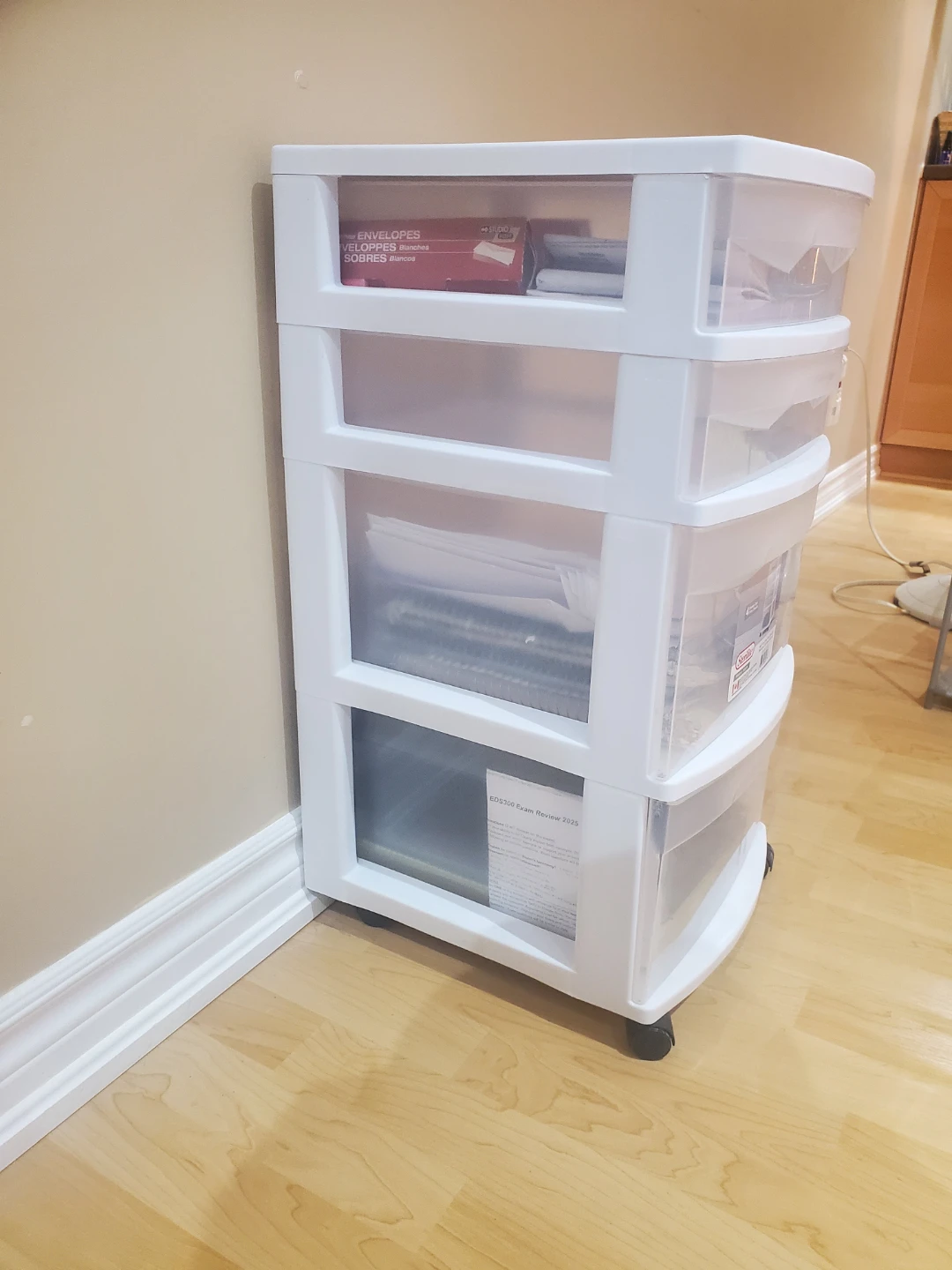 Sterilite 4-Drawer Rolling Storage Cart - photo 3