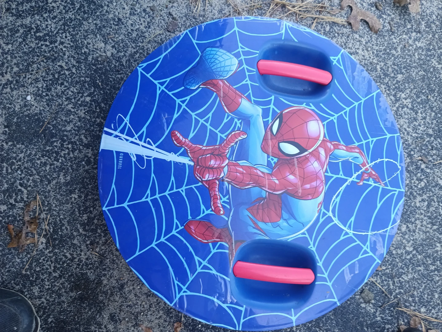 Spiderman Round Rolling Scooter Board