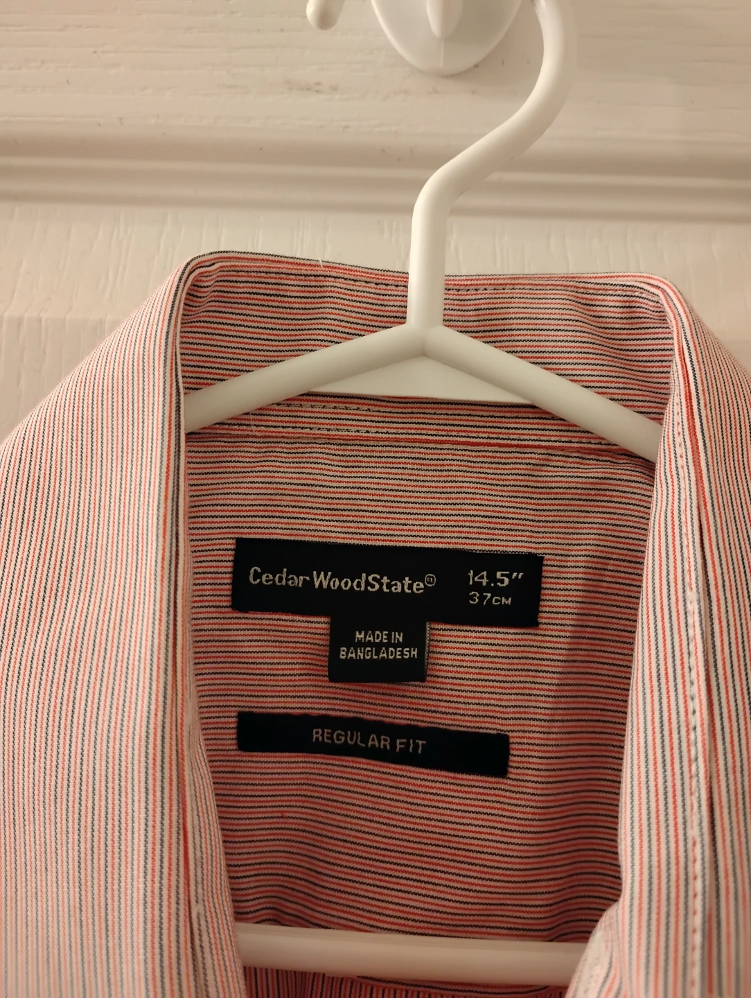 Cedar Wood State Men's Striped Dress Shirt - 14.5" 37CM - photo 2