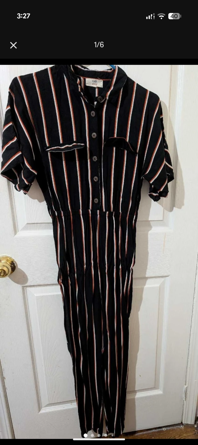 Striped Jumpsuit