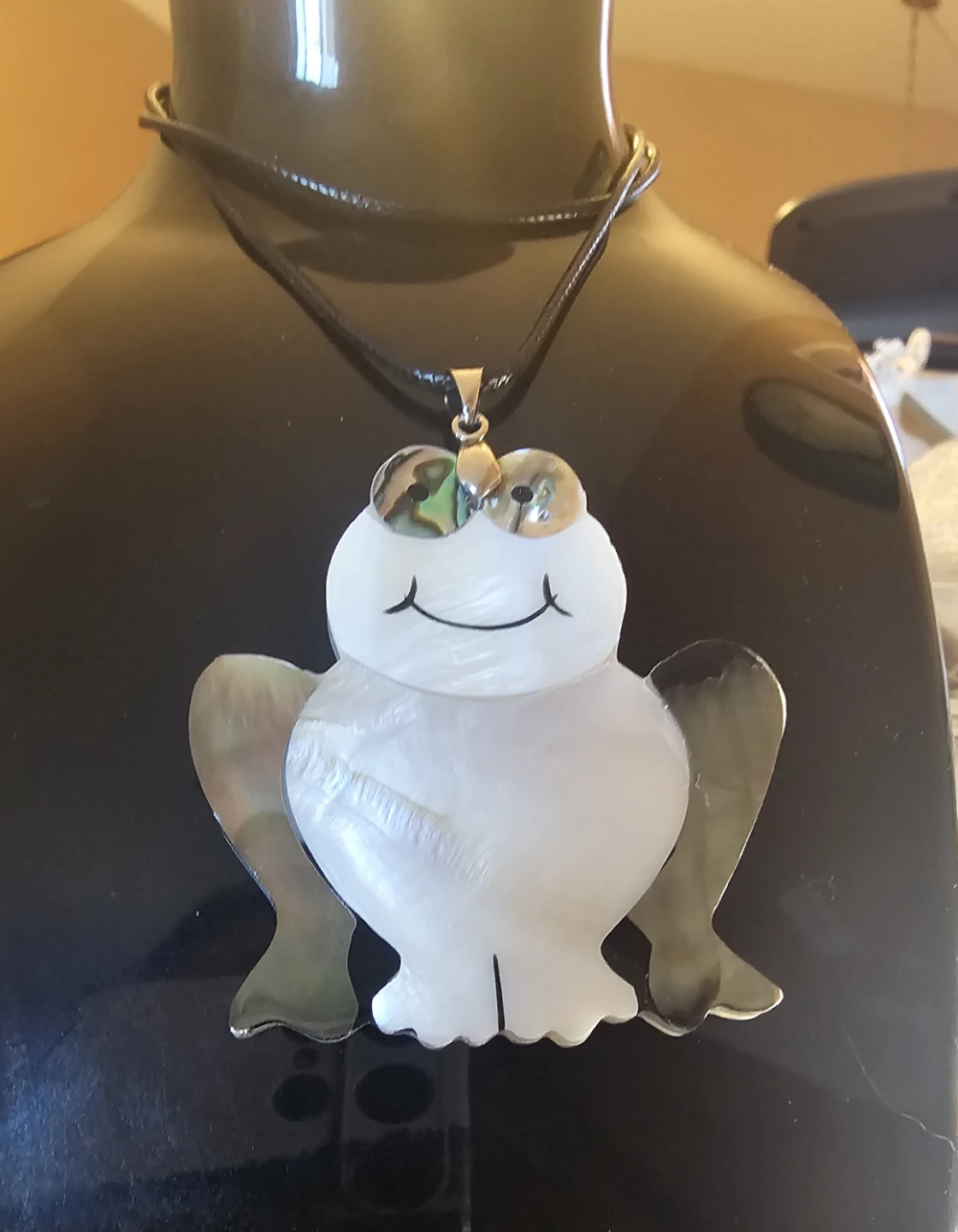 Mother of Pearl and Abalone  Pendants Necklace