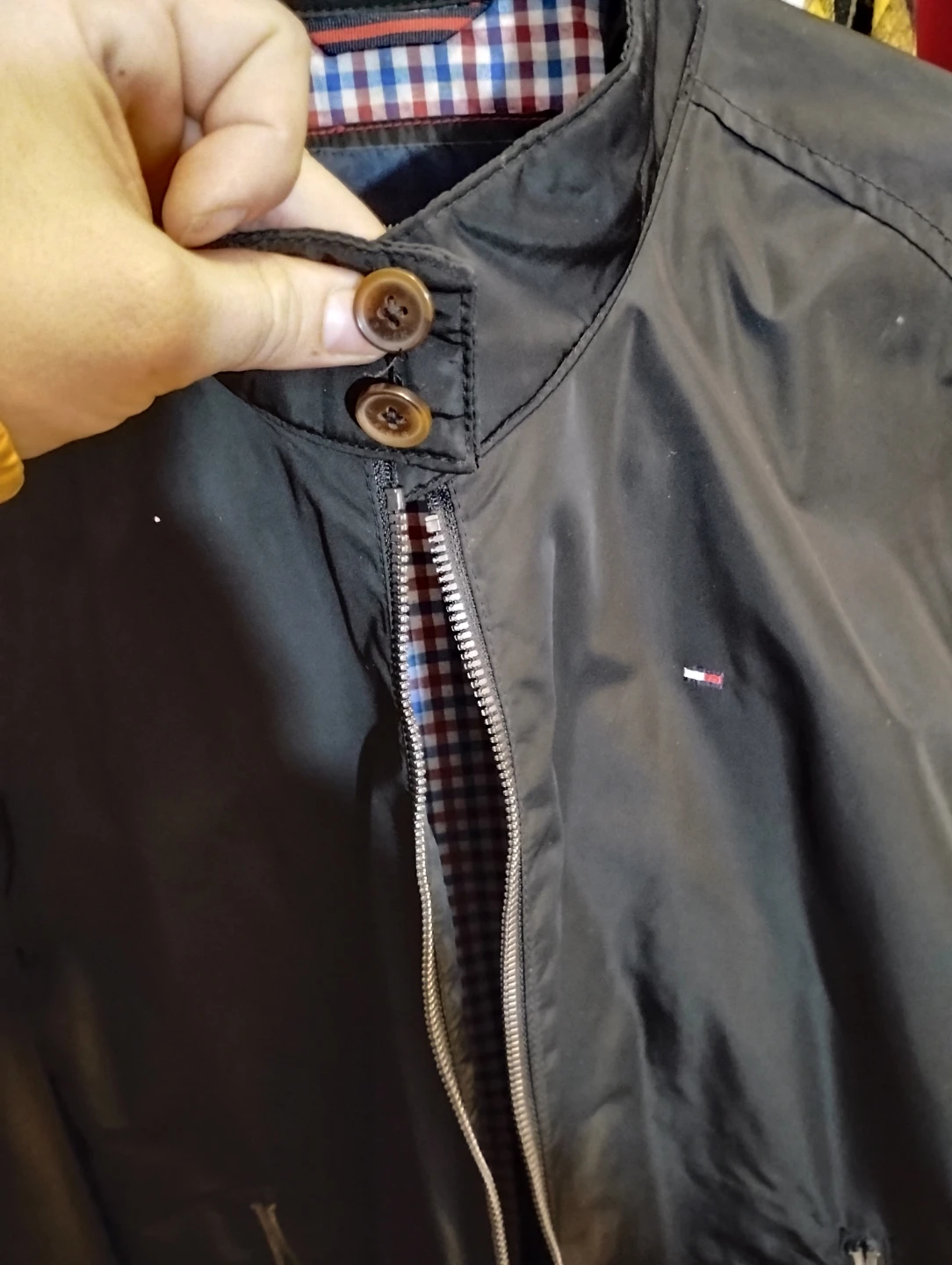 Tommy Hilfiger Men's Black Bomber Jacket - photo 3