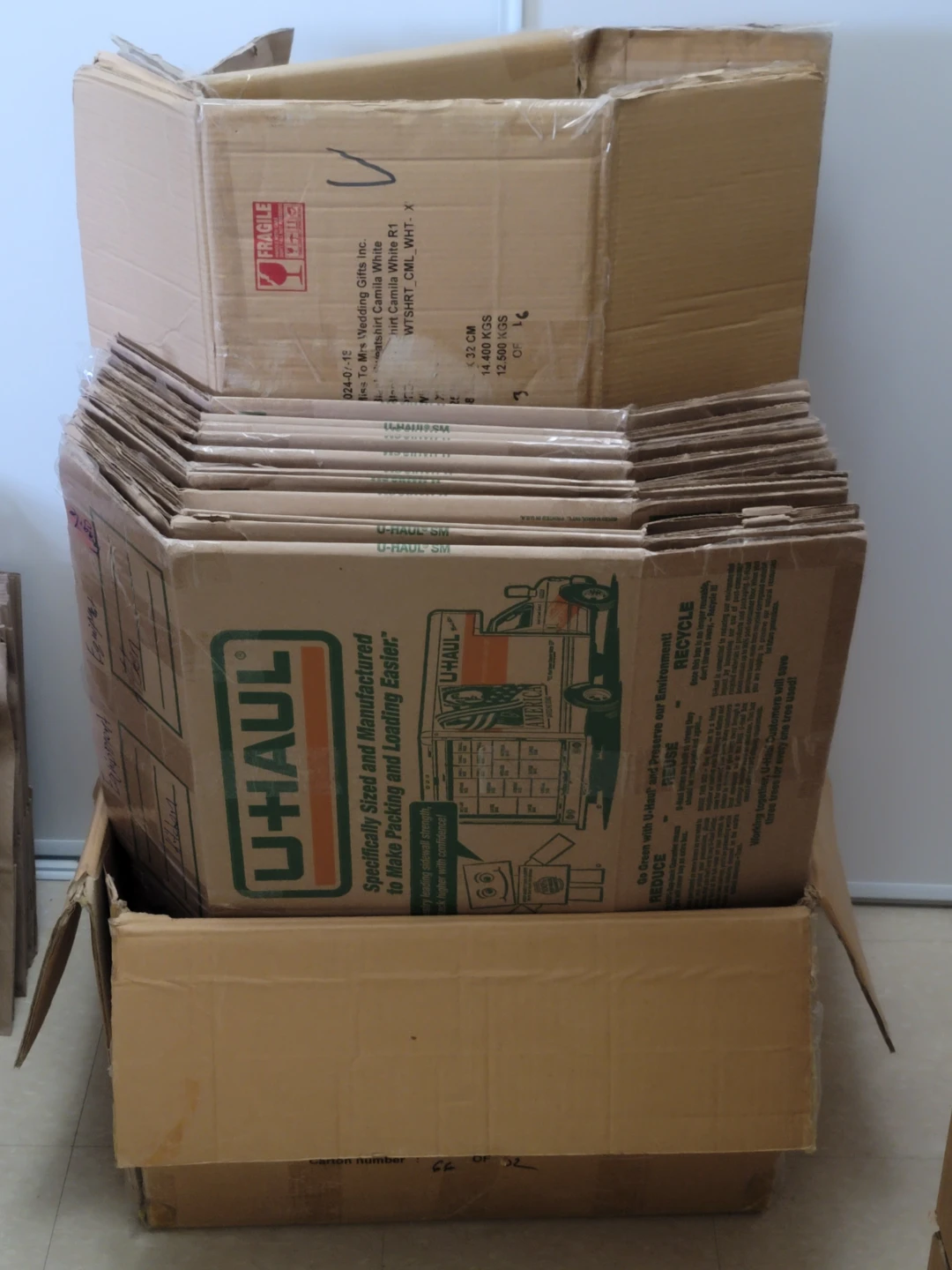 U-Haul Moving Boxes and Walmart Bags - photo 2