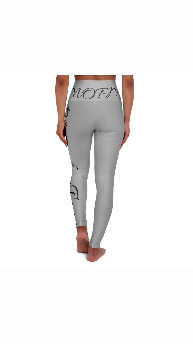 Light Grey Leggings with Script Logo - photo 4