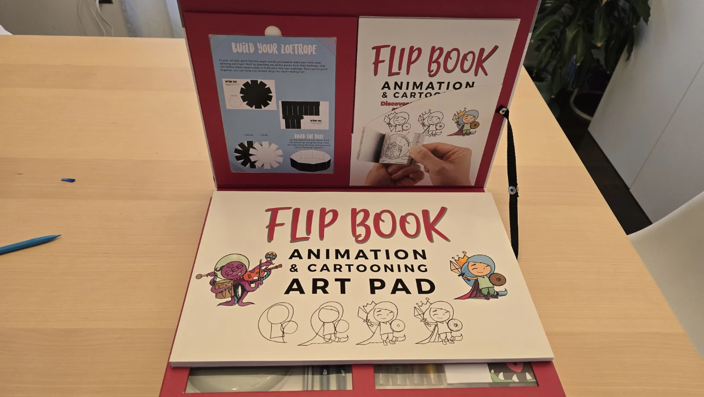 BNIB SpiceBox Flip Book Animation & Cartooning Art Pad Kit - photo 3