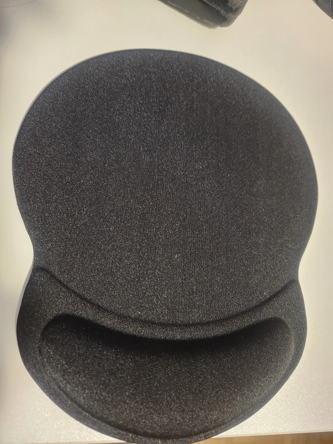 Black Ergonomic Mouse Pad with Wrist Rest