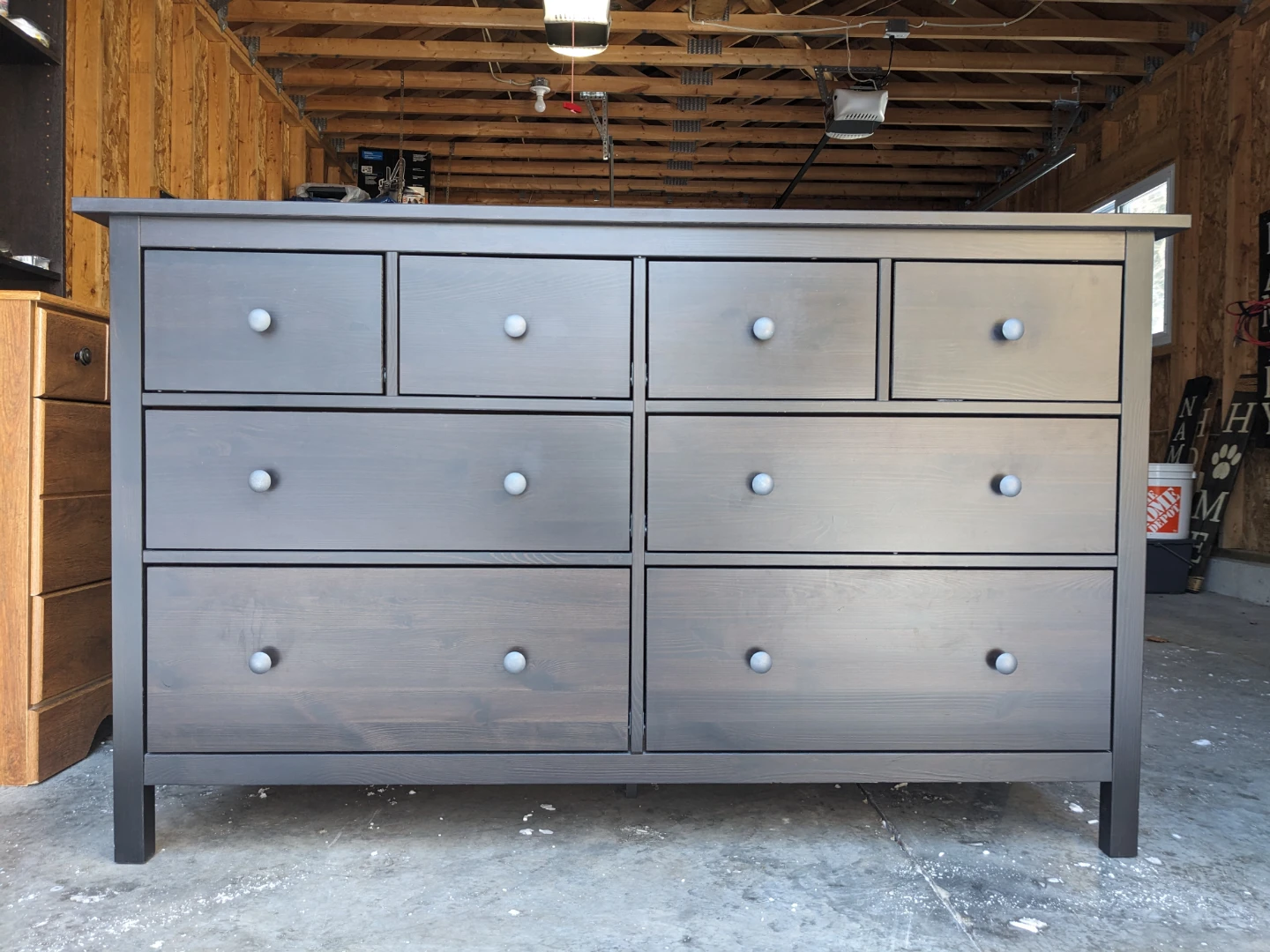 Hemnes 8 Drawer Dresser in Solid Pine -Like New