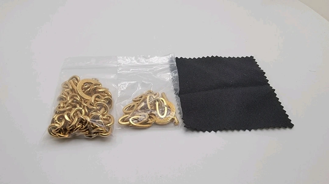 18K Gold Plated Toggle Chain & Belcher Bracelet Set - photo 3
