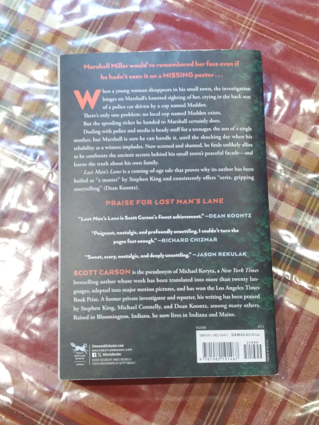 Lost Man's Lane by Scott Carson Novel - photo 2