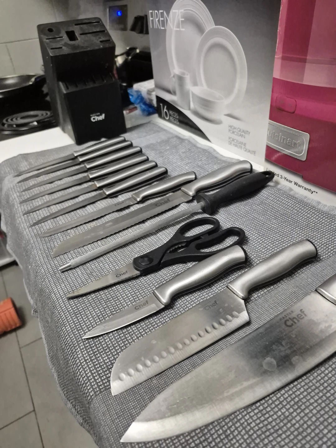 Master Chef Knife Set with Block and Shears - photo 2