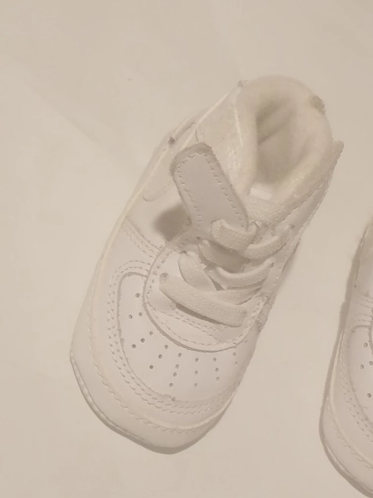 Nike Air Force 1 Crib Baby Shoes White - photo 2