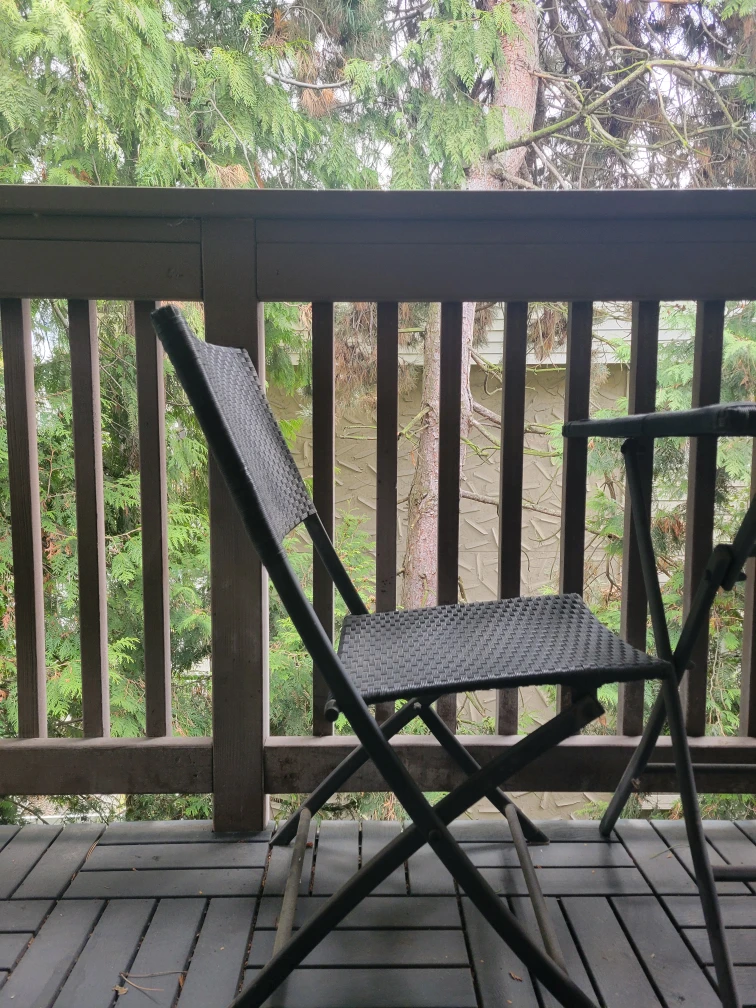 Woven Bistro Set with 2 Chairs and Table - photo 2