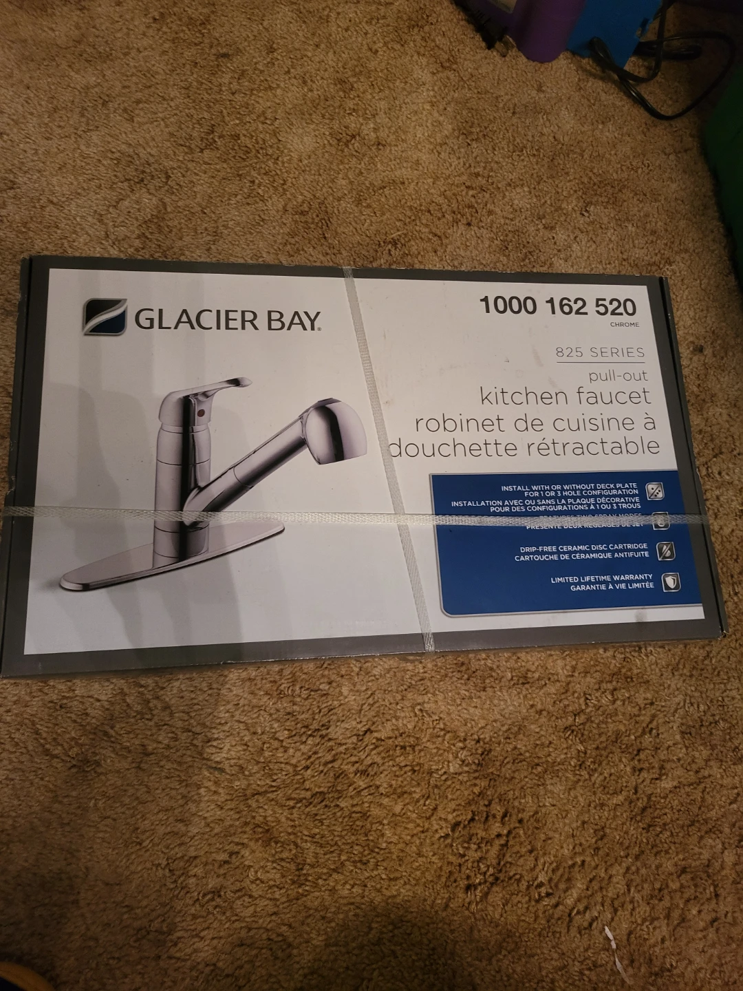 Glacier Bay 825 Series Pull-Out Kitchen Faucet - Chrome