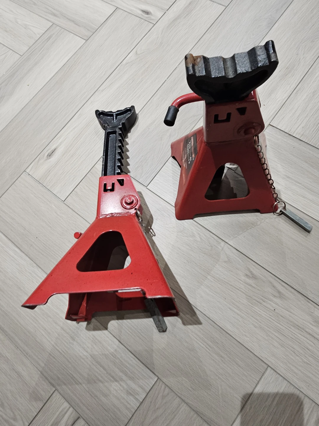 Car Jack, Jack Stands, Tire Repair Kit and Pipe Wrench Set - photo 4