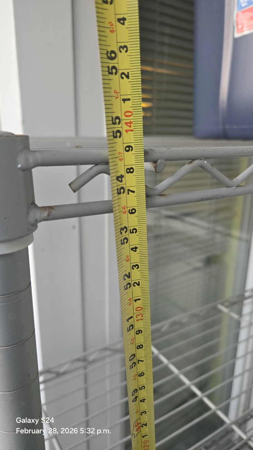 4-Tier Wire Shelving Unit