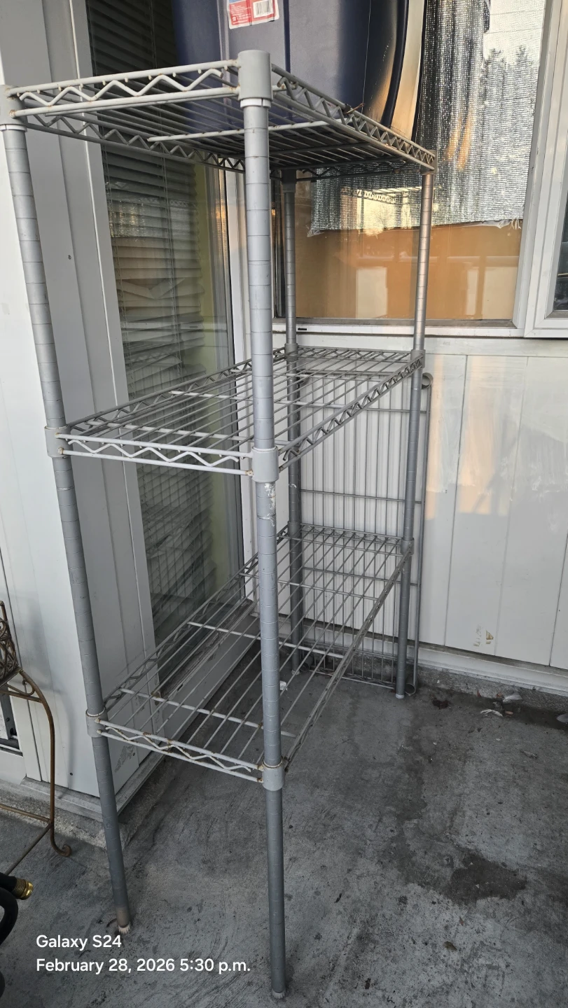 4-Tier Wire Shelving Unit - photo 3