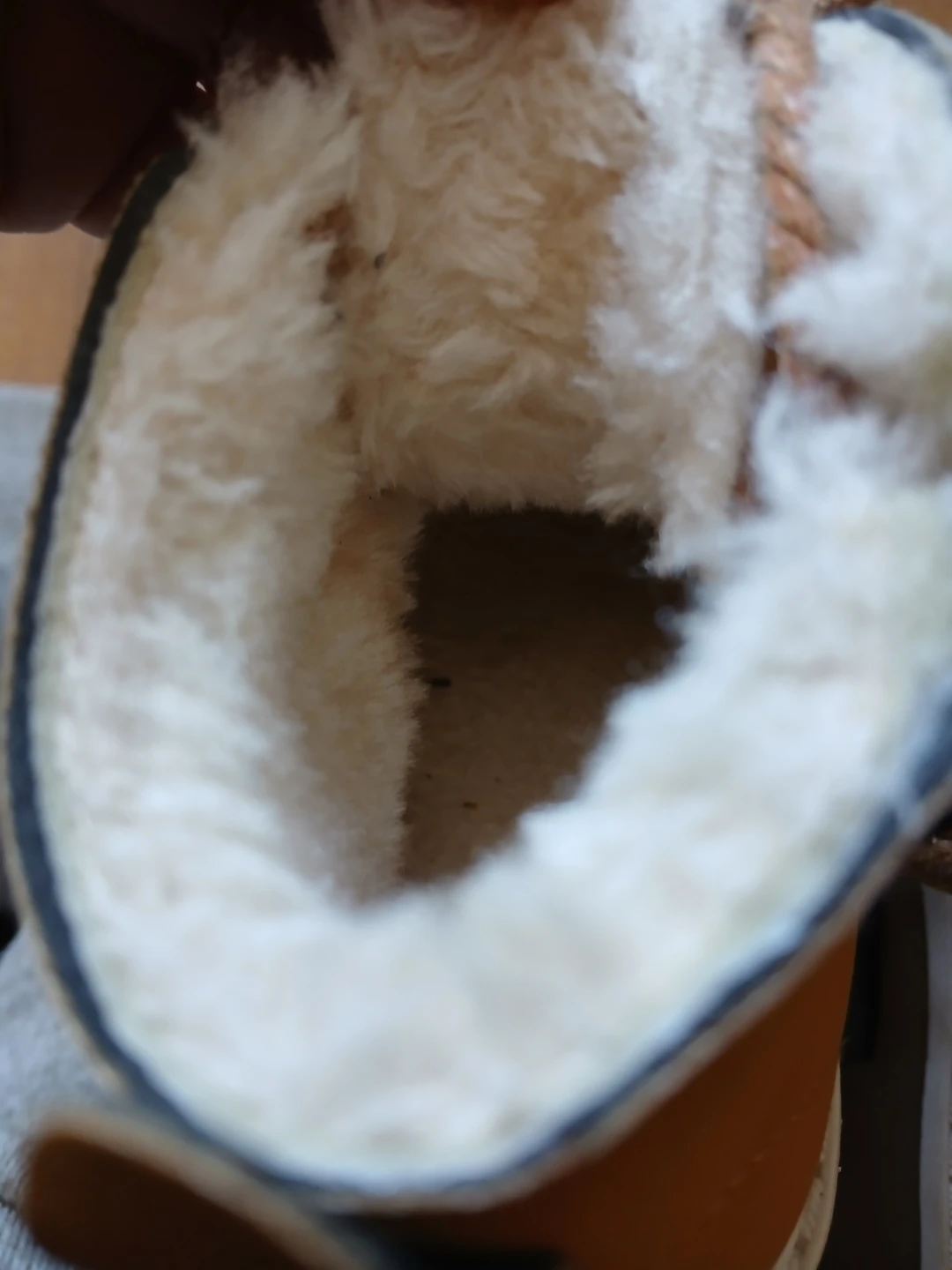 🏆Toddler Tan Fur Lined Winter Boots Size 23 - photo 5