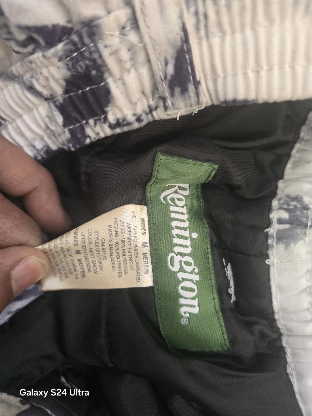 Remington Men's Camouflage Insulated Snow Pants - Medium