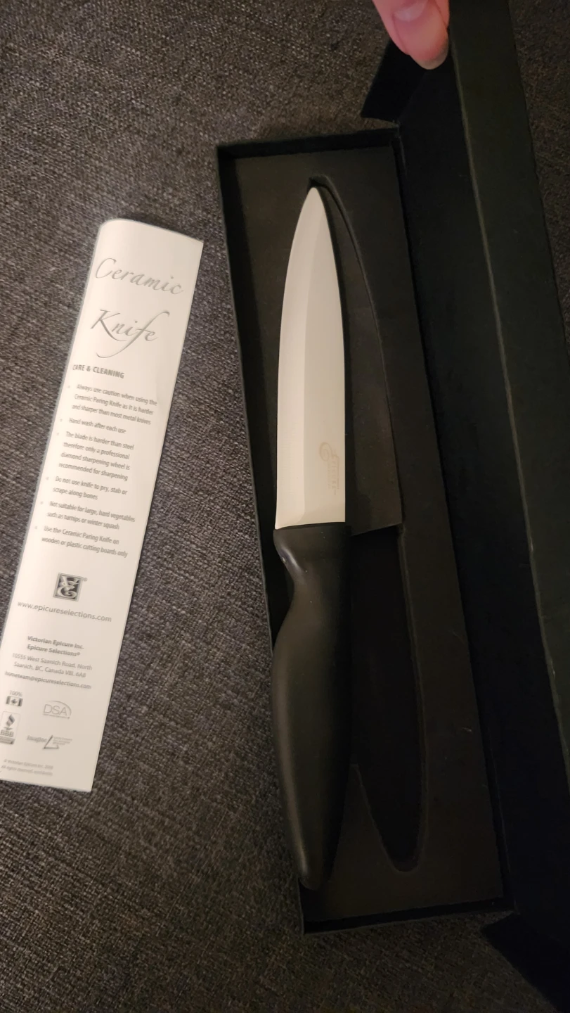 New Victorian Epicure Ceramic Knife 🏆 - photo 2