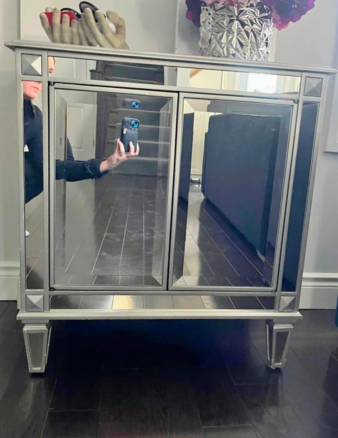 Mirrored Accent Cabinet